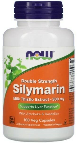 NOW Silymarin Milk Thistle 300 mg, 50 капс.